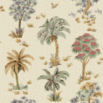 Belgravia Decor Marrakesh Tree Cream Wallpaper - Z70701
