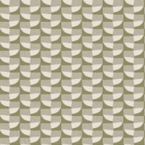 Belgravia Decor Marrakesh Quadrant Geometric Green Wallpaper - Z70723