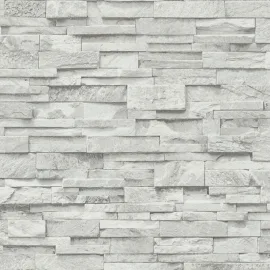 Erismann Imitations 3D Effect Stone Wall Grey Wallpaper - 02363-30