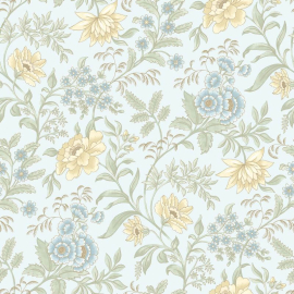 Rasch Garden Muse Sky Blue Metallic Wallpaper - 100005