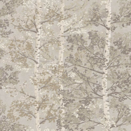 Rasch Silverwood Tree Natural Metallic Wallpaper - 100227