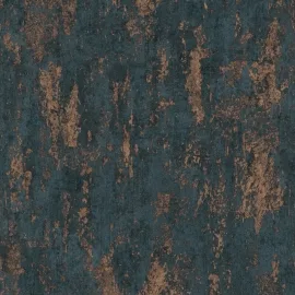 Erismann Casual Chic Industrial Texture Dark Blue Metallic Wallpaper - 10273-44