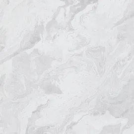 Erismann Carrara Marble White Metallic Wallpaper - 10318-14
