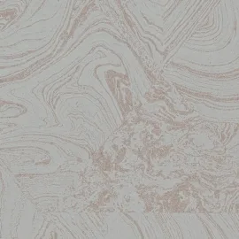 Erismann Madoc Marble Abstract Taupe Metallic Wallpaper - 10358-48