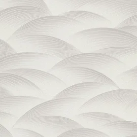 Erismann Interlocking Waves Light Taupe Metallic Wallpaper - 10372-38