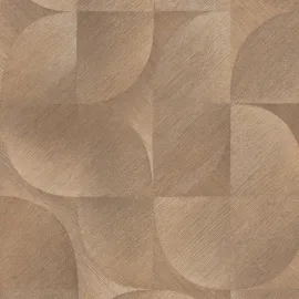 Erismann Geometric Tile Abstract Bronze Wallpaper - 10392-11