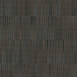 Erismann Martinique Linear Texture Dark Brown Wallpaper - 10398-47