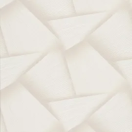 Erismann Pose 3D Effect Geo Cream Metallic Wallpaper - 10401-14