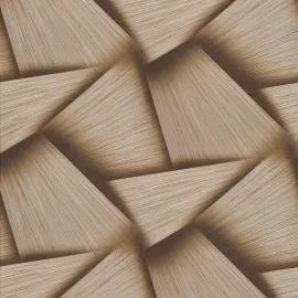 Erismann Pose 3D Effect Geo Gold Metallic Wallpaper - 10401-30