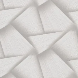Erismann Pose 3D Effect Geo Taupe Metallic Wallpaper - 10401-37