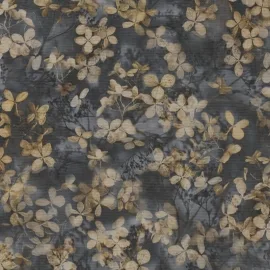 Erismann Purity Elderberry Blossoms Black Wallpaper - 10415-15