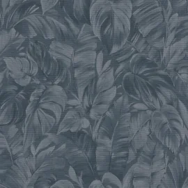 Erismann Deliciosa Leaves Blue Wallpaper - 10416-08