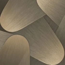 Erismann Allure Retro Geometric Dark Gold Metallic Wallpaper - 10423-15