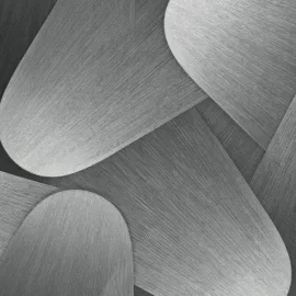 Erismann Allure Retro Geometric Grey Metallic Wallpaper - 10423-29