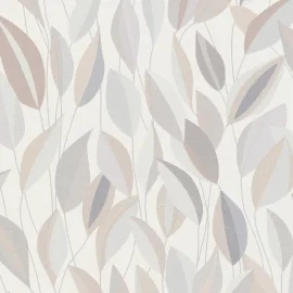 Erismann Foliage Leaf Beige/Cream Wallpaper - 10431-31