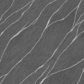 Erismann Calore Cracked Lines Black/Silver Metallic Wallpaper - 10440-15