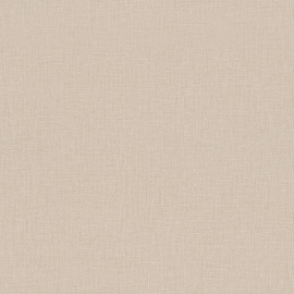 High-resolution flat swatch of Erismann Wall Stories ecru wallpaper showing the fine textured grain.