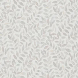 Erismann Ameroso Leaf Grey Metallic Wallpaper - 10462-10