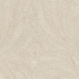 Erismann Plume Leaf Beige Metallic Wallpaper - 10476-02