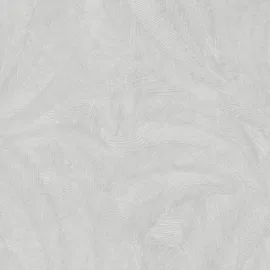 Erismann Plume Leaf White/Grey Metallic Wallpaper - 10476-31