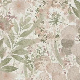 Erismann Secret Grove Floral Pink/Green Wallpaper - 10506-05