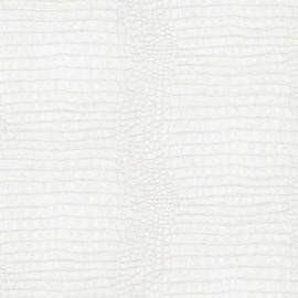 Erismann Wild Lagoon Animal Skin Light Grey Metallic Wallpaper - 10560-10