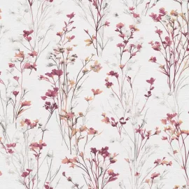 Erismann Bright Meadow Flower Purple Wallpaper - 10561-22