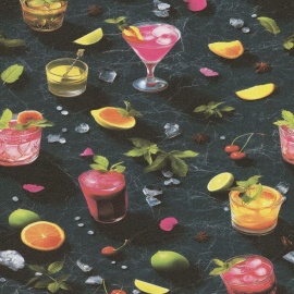 High-resolution flat swatch of Erismann After Dark anthracite multi wallpaper showing the textured bar pattern.