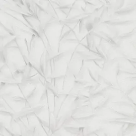 A flat swatch image of the 10587-31 light grey leaf pattern.