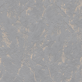 Close-up material sample of the Erismann Modern Balance 10601-47 design showing the anthracite charcoal marble stone pattern and shimmering metallic veins.