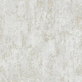 Close-up material sample of the Erismann Modern Balance 10605-02 design showing the beige stone pattern and metallic veins.