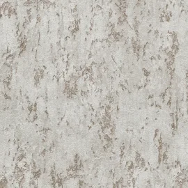 Close-up material sample of the Erismann Modern Balance 10605-11 design showing the brown stone pattern and metallic veins.