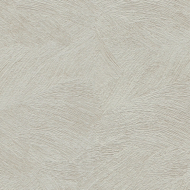 Close-up material sample of the Erismann Modern Balance 10608-11 design showing the fluid plaster waves and brown texture.