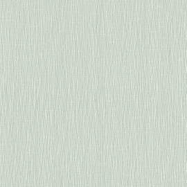 Close-up material sample of the Erismann Modern Balance 10609-07 design showcasing the calm green linen texture and subtle geometric detailing.