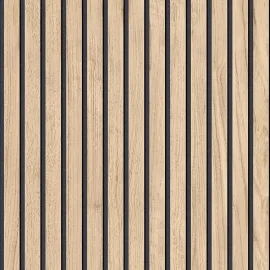 Belgravia Decor Panacea Wood Panel Light Oak Wallpaper - 1158