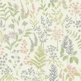 Holden Decor Floral Spring Pink/Cream Wallpaper - 13661