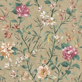 Holden Decor Eastern Horizons Oriental Trail Taupe Wallpaper - 13821