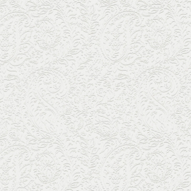Flat swatch of Erismann Victorianna 20058-01 showing the detailed luxury textured vinyl surface.
