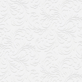 Flat swatch of Erismann Scroll 20059-01 showing the detailed luxury textured vinyl surface.