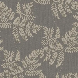 Belgravia Decor Anaya Fern Charcoal Metallic Wallpaper - 2148