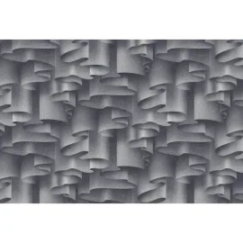 Erismann Guido Maria Drape Silver/Grey Metallic Wall Mural - 2538M12
