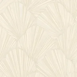 Belgravia Decor Allegra Geometric Cream Glitter Wallpaper - 33337