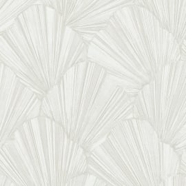 Belgravia Decor Allegra Geometric White Glitter Wallpaper - 33338