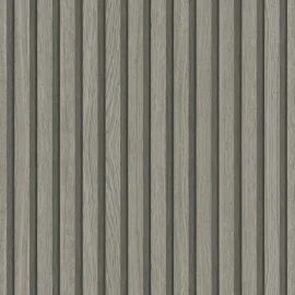 Galerie Eden Wood Panelling Grey Wallpaper - 33959
