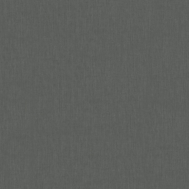Galerie Eden Linen Texture Charcoal Wallpaper - 33967