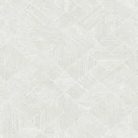 Galerie Odyssey Wood Mosaic Design White Wallpaper - 35508