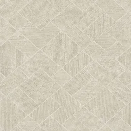 Galerie Odyssey Wood Mosaic Design Beige Wallpaper - 35509