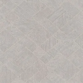 Galerie Odyssey Wood Mosaic Design Grey/Beige Wallpaper - 35510