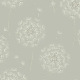 Holden Decor Allora Dandelion Sage Metallic Wallpaper - 36259