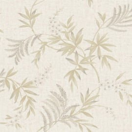 Flat swatch of 36450 showing the cream base and shimmering trail.